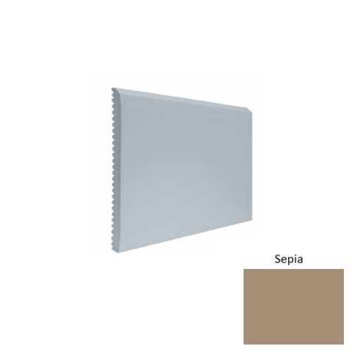 Contours Rubber #65 Vertical Sepia Profiled Wall Base Satin 1