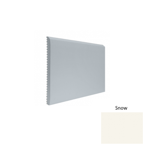 Contours Rubber #65 Vertical Snow Profiled Wall Base Satin 1
