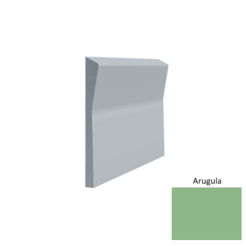 Contours Rubber #70 Valiant Arugula Profiled Wall Base Satin 1