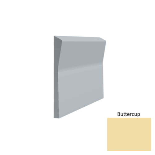 Contours Rubber #70 Valiant Buttercup Profiled Wall Base Satin 1