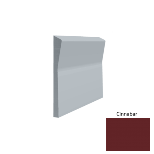 Contours Rubber #70 Valiant Cinnabar Profiled Wall Base Satin 1