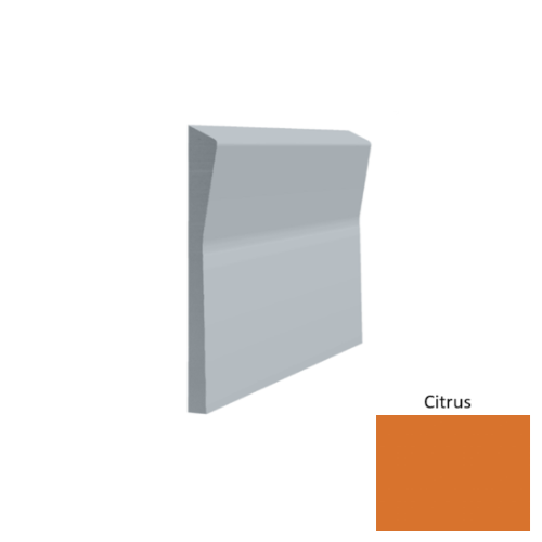 Contours Rubber #70 Valiant Citrus Profiled Wall Base Satin 1