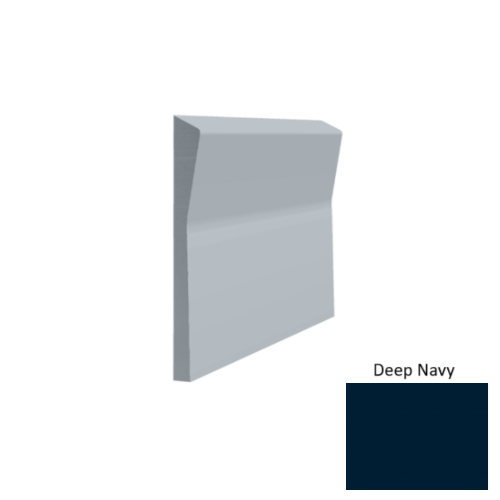 Contours Rubber #70 Valiant Deep Navy Profiled Wall Base Satin 1