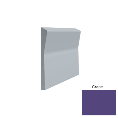 Contours Rubber #70 Valiant Grape Profiled Wall Base Satin 1