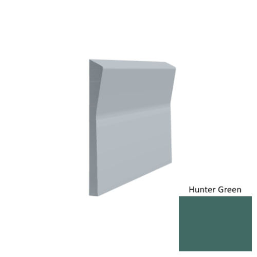 Contours Rubber #70 Valiant Hunter Green Profiled Wall Base Satin 1