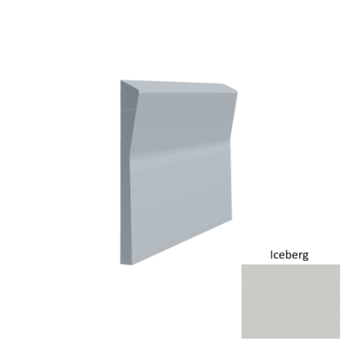 Contours Rubber #70 Valiant Iceberg Profiled Wall Base Satin 1