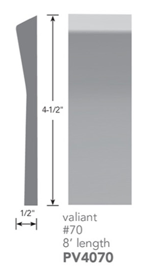 Contours Rubber #70 Valiant Ashen Profiled Wall Base Satin 2