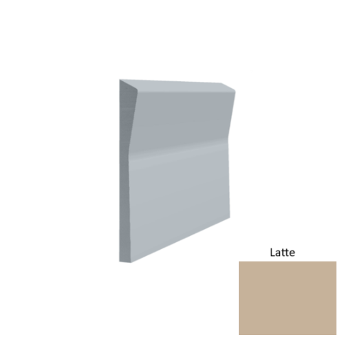Contours Rubber #70 Valiant Latte Profiled Wall Base Satin 1