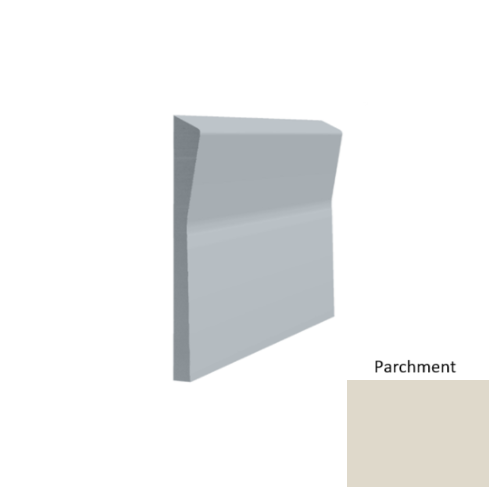 Contours Rubber #70 Valiant Parchment Profiled Wall Base Satin 1