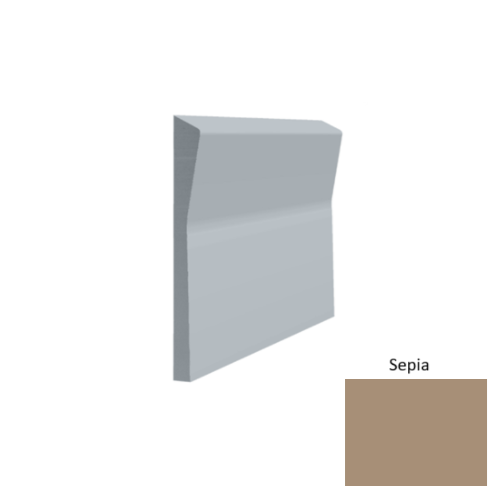 Contours Rubber #70 Valiant Sepia Profiled Wall Base Satin 1