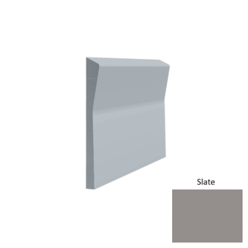 Contours Rubber #70 Valiant Slate Profiled Wall Base Satin 1