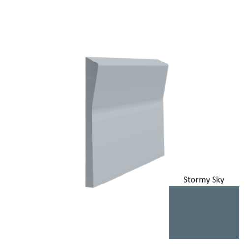 Contours Rubber #70 Valiant Stormy Sky Profiled Wall Base Satin 1