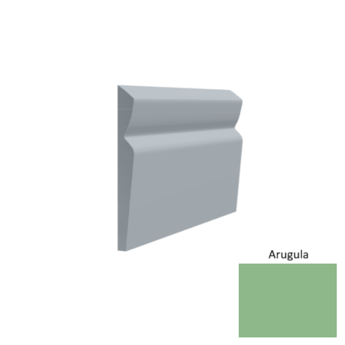 Contours Rubber #80 Divine Arugula Profiled Wall Base Satin 1