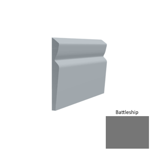 Contours Rubber #80 Divine Battleship Profiled Wall Base Satin 1