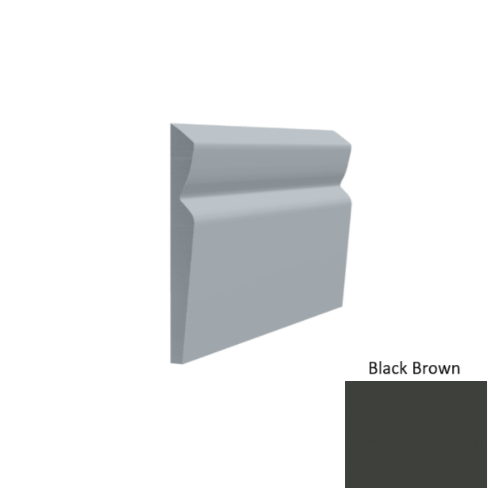 Contours Rubber #80 Divine Black Brown Profiled Wall Base Satin 1