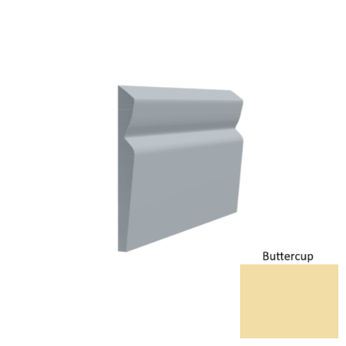 Contours Rubber #80 Divine Buttercup Profiled Wall Base Satin 1