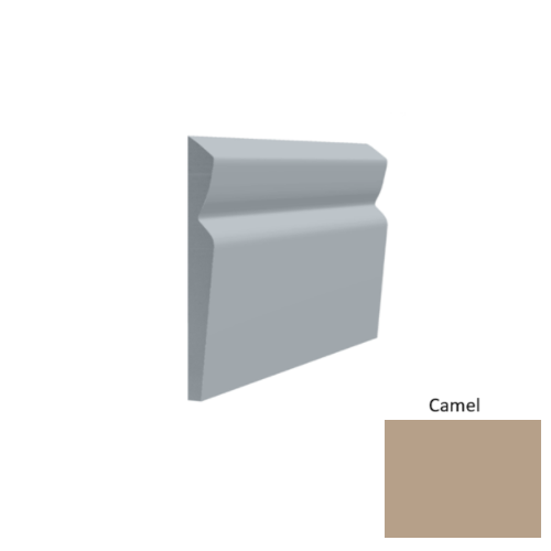 Contours Rubber #80 Divine Camel Profiled Wall Base Satin 1