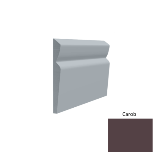 Contours Rubber #80 Divine Carob Profiled Wall Base Satin 1