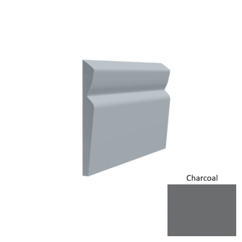 Contours Rubber #80 Divine Charcoal Profiled Wall Base Satin 1