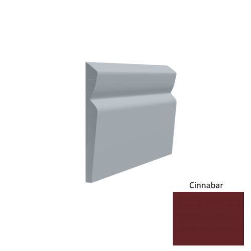 Contours Rubber #80 Divine Cinnabar Profiled Wall Base Satin 1