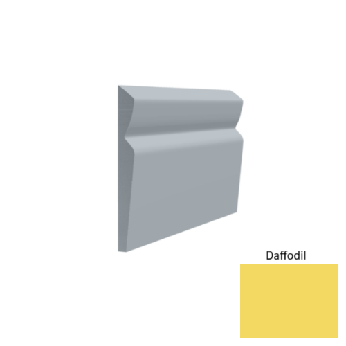 Contours Rubber #80 Divine Daffodil Profiled Wall Base Satin 1
