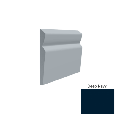 Contours Rubber #80 Divine Deep Navy Profiled Wall Base Satin 1