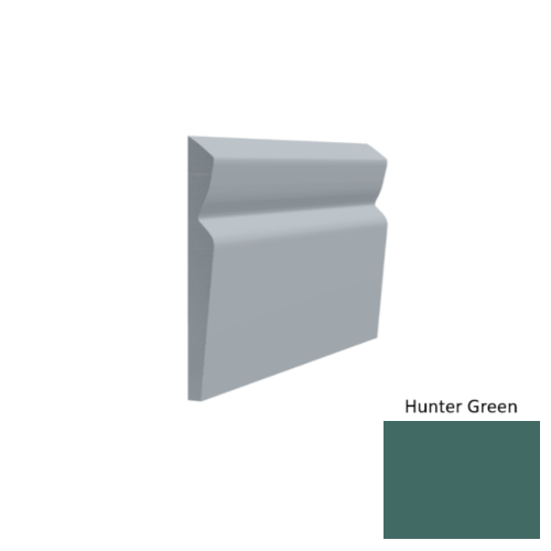 Contours Rubber #80 Divine Hunter Green Profiled Wall Base Satin 1