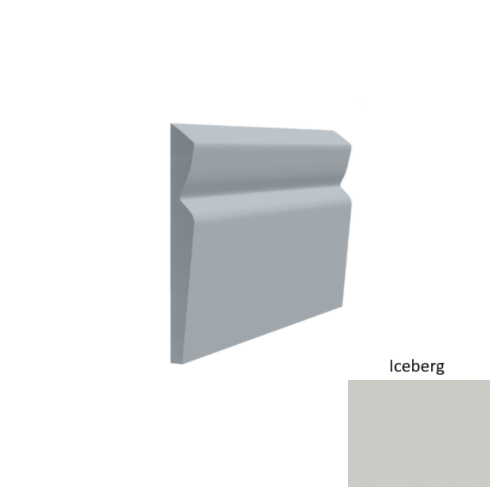 Contours Rubber #80 Divine Iceberg Profiled Wall Base Satin 1