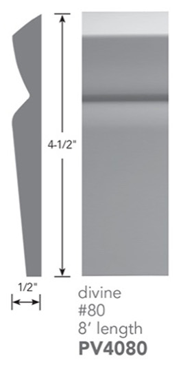 Contours Rubber #80 Divine Pewter Profiled Wall Base Satin 2