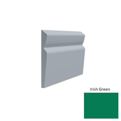 Contours Rubber #80 Divine Irish Green Profiled Wall Base Satin 1