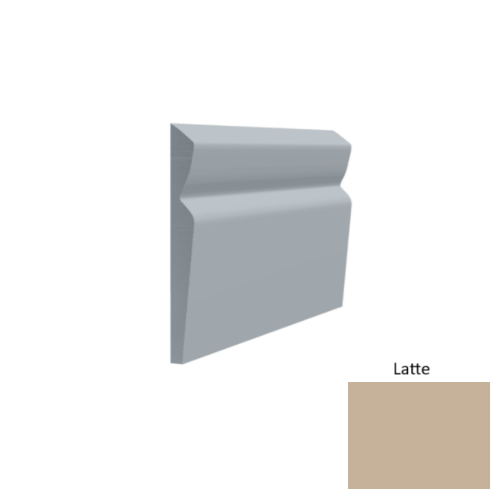Contours Rubber #80 Divine Latte Profiled Wall Base Satin 1