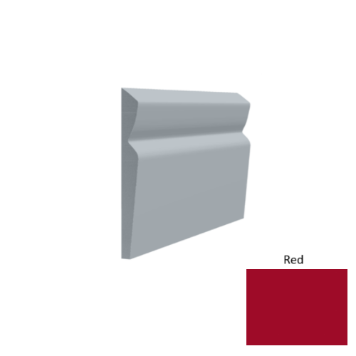 Contours Rubber #80 Divine Red Profiled Wall Base Satin 1