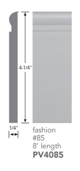 Contours Rubber #85 Fashion Oasis Profiled Wall Base Satin 2