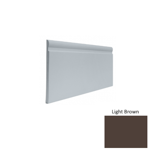 Contours Rubber #85 Fashion Light Brown Profiled Wall Base Satin 1
