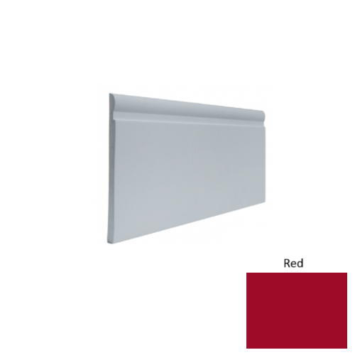 Contours Rubber #85 Fashion Red Profiled Wall Base Satin 1