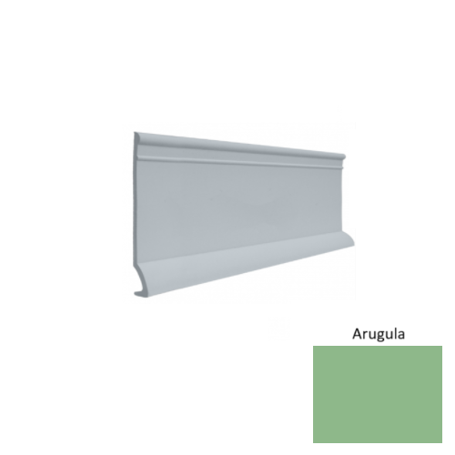 Contours Rubber #90 Intrigue Arugula Profiled Wall Base Satin 1