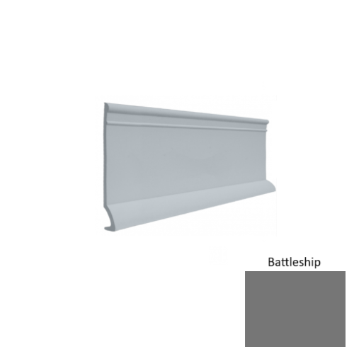 Contours Rubber #90 Intrigue Battleship Profiled Wall Base Satin 1