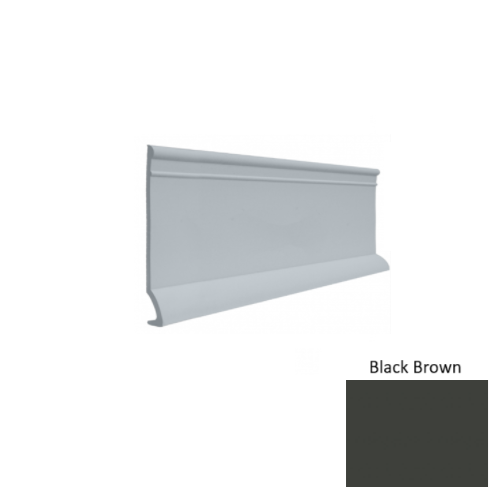 Contours Rubber #90 Intrigue Black Brown Profiled Wall Base Satin 1