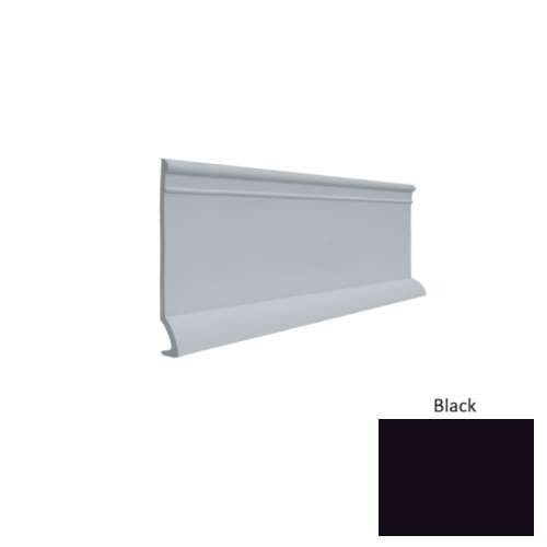 Contours Rubber #90 Intrigue Black Profiled Wall Base Satin 1