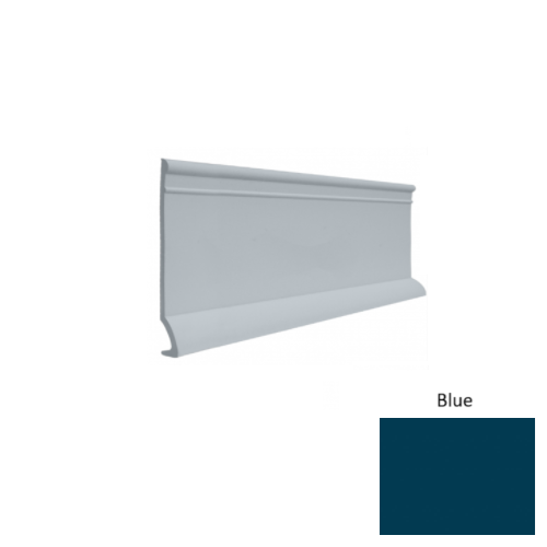 Contours Rubber #90 Intrigue Blue Profiled Wall Base Satin 1