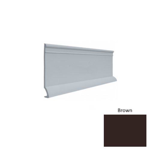 Contours Rubber #90 Intrigue Brown Profiled Wall Base Satin 1