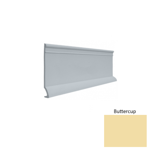 Contours Rubber #90 Intrigue Buttercup Profiled Wall Base Satin 1