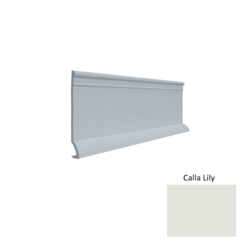 Contours Rubber #90 Intrigue Calla Lily Profiled Wall Base Satin 1