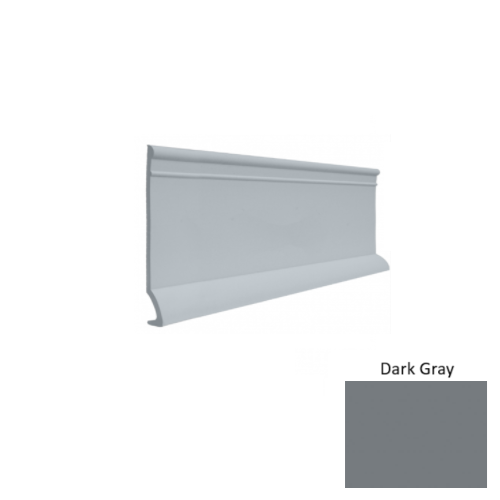 Contours Rubber #90 Intrigue Dark Gray Profiled Wall Base Satin 1