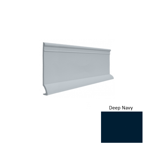 Contours Rubber #90 Intrigue Deep Navy Profiled Wall Base Satin 1