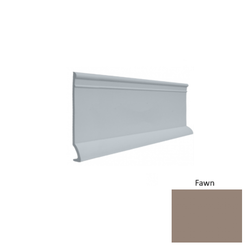 Contours Rubber #90 Intrigue Fawn Profiled Wall Base Satin 1