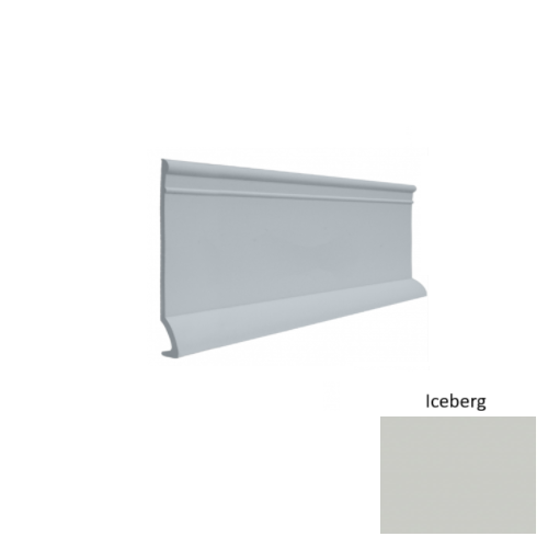 Contours Rubber #90 Intrigue Iceberg Profiled Wall Base Satin 1