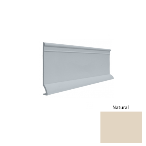 Contours Rubber #90 Intrigue Natural Profiled Wall Base Satin 1