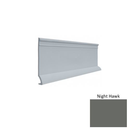 Contours Rubber #90 Intrigue Night Hawk Profiled Wall Base Satin 1