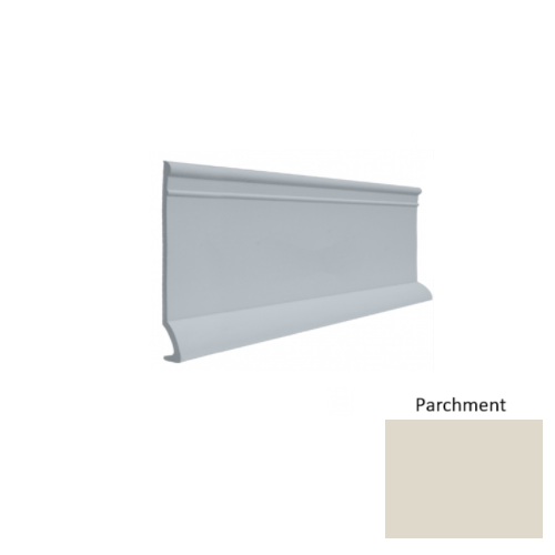 Contours Rubber #90 Intrigue Parchment Profiled Wall Base Satin 1